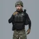 3 - Плитоноска SVAROG (Комплект 9 підсумків) з системою швидкого скидання. Molle. Колір Чорний.