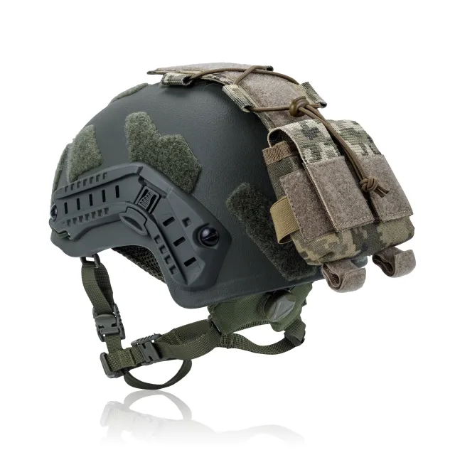 2 - Підсумок-противага для шолома (кріплення на тилову частину). Cordura 1000D. Піксель