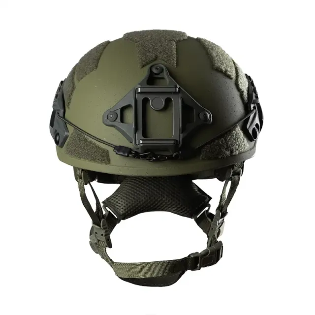3 - Полегшений тактичний шолом Combatant SuperLITEweight 1.1 kg. Балістичний (NIJ IIIA). Олива. Розмір L