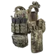 1 - Плитоноска SVAROG (Комплект 9 підсумків) з системою швидкого скидання. Molle. Колір Мультикам.