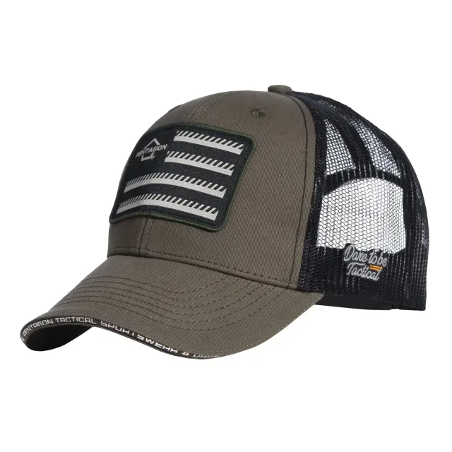 1 - Кепка Pentagon Wills Truckers Twill. Олива