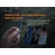 6 - Ліхтарик-брелок ручний Fenix E01 V2.0. Чорний