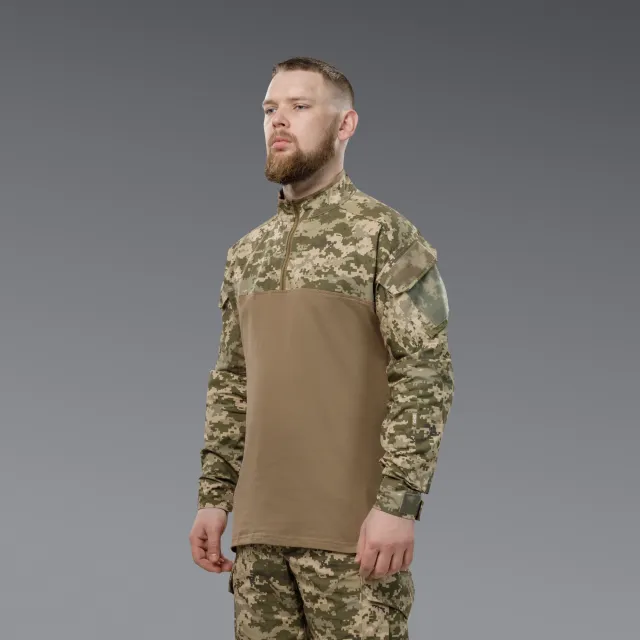 2 - Убакс BattleSkin Regular. Тактична сорочка. Піксель. Розмір: S