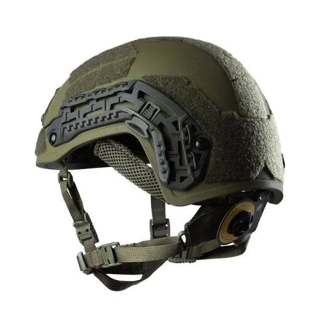 7 - Полегшений тактичний шолом Combatant SuperLITEweight 1.1 kg. Балістичний (NIJ IIIA). Олива. Розмір L