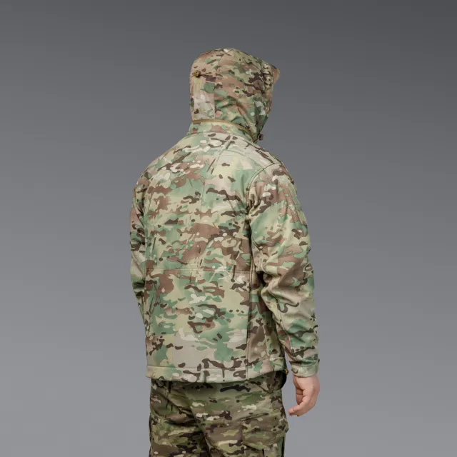 5 - Куртка тактична SoftShell APEX Shield Storm. Осінь-Весна Мультикам. Розмір S