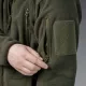 14 - Флісова тактична кофта з капюшоном. Олива. Polyester. Розмір S