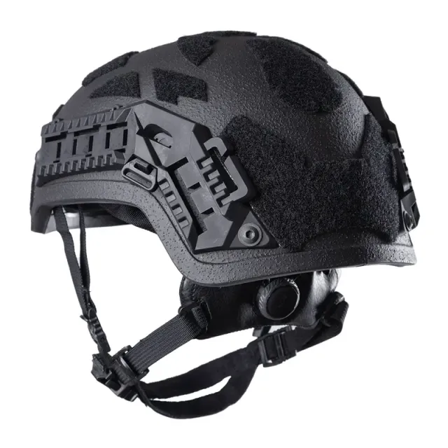 7 - Шолом кевларовий ARCH High Cut. ТМ Combatant. Чорний