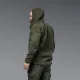 6 - Флісова тактична кофта з капюшоном. Олива. Polyester. Розмір S