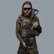8 - Рашгард, колір Олива, поліестер. Розмір S
