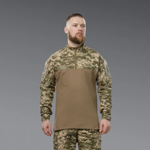 4 - Убакс BattleSkin Regular. Тактична сорочка. Піксель. Розмір: S