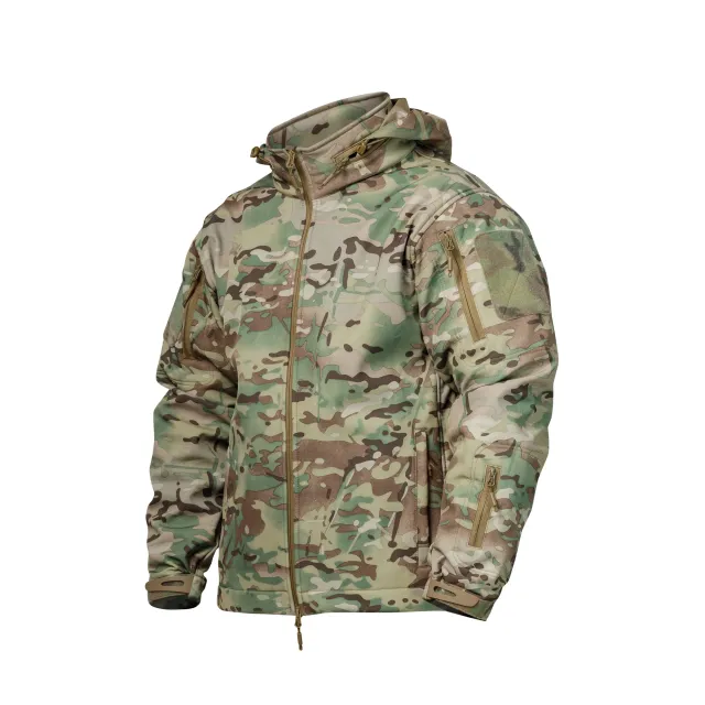 1 - Куртка тактична SoftShell APEX Shield Storm. Осінь-Весна Мультикам. Розмір S