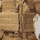 9 - Плитоноска жіноча Warmor gen.3 FL SPECPROM (for Ladies). Без підсумків. Зі швидким боковим та верхнім скиданням (без плит). Койот