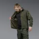6 - Флісова тактична кофта на блискавці. Олива. Polyester. Розмір L