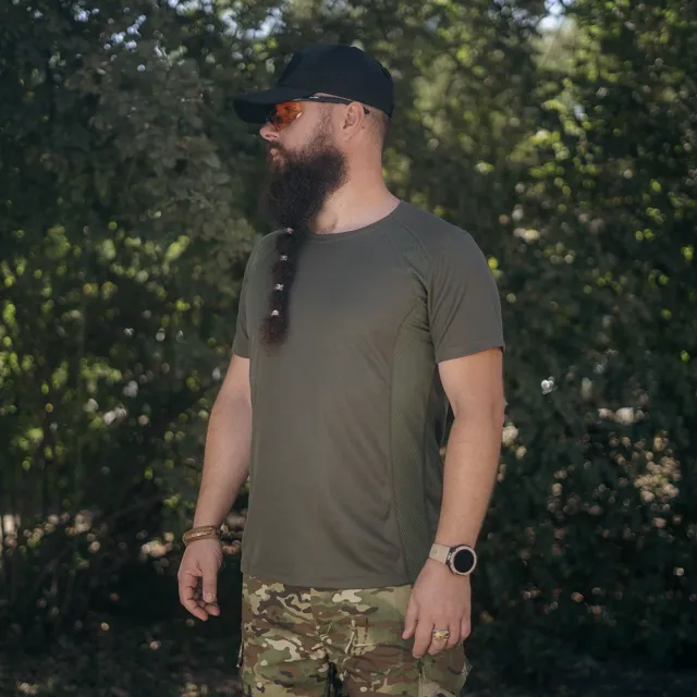 6 - Футболка Combatant Striker. Хакі. Розмір S