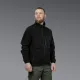 5 - Флісова тактична кофта на блискавці. Чорна. Polyester. Розмір XL