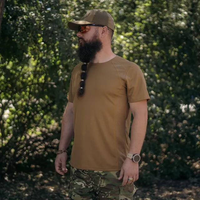 6 - Футболка Combatant Striker. Койот. Розмір S