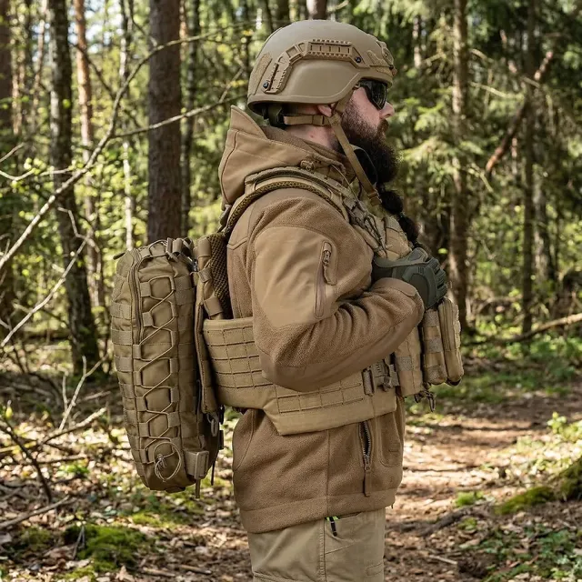 11 - Тактичний рюкзак на 10л. Cordura 1000D. Койот