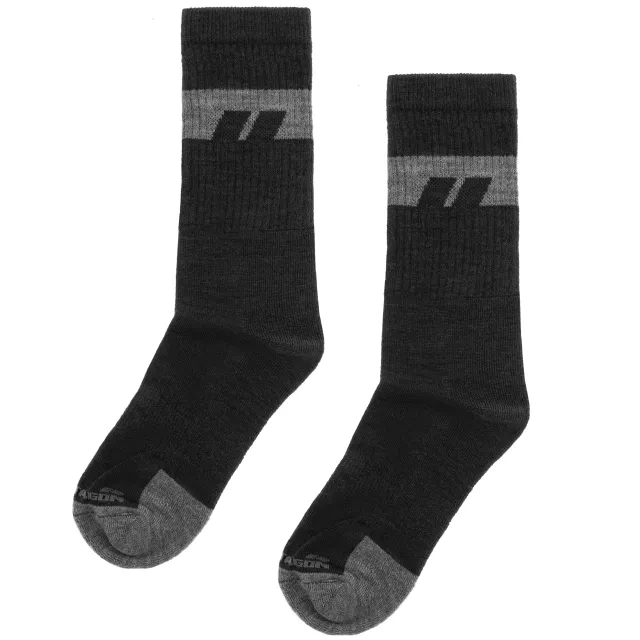 4 - Шкарпетки антибактеріальні Pentagon Alpine Merino Medium. Чорний