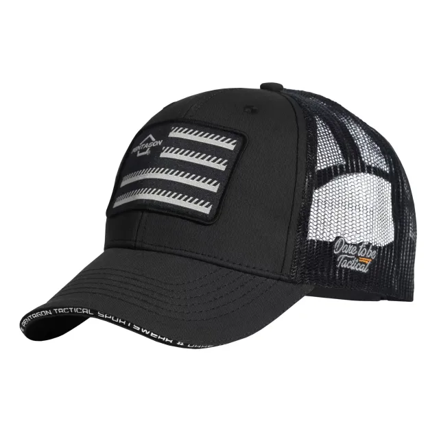 1 - Кепка Pentagon Wills Truckers Twill. Чорний