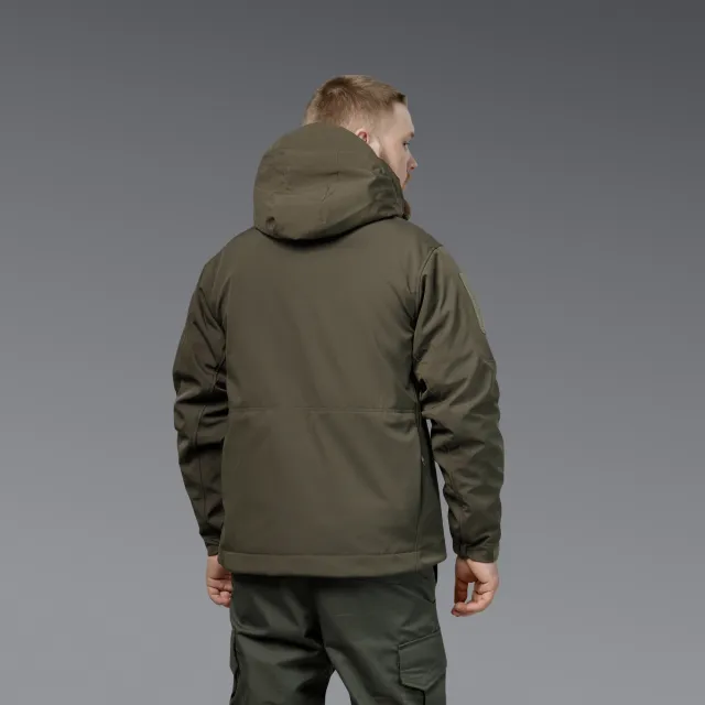 5 - Куртка тактична SoftShell APEX Shield Storm. Осінь-Весна Олива. Розмір XXL