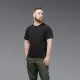 7 - Футболка Urban Cotton. Хлопок/эластан. Черная. Размер S