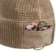 4 - Шапка-подшлемник флисовая Helikon RANGE Beanie. Койот