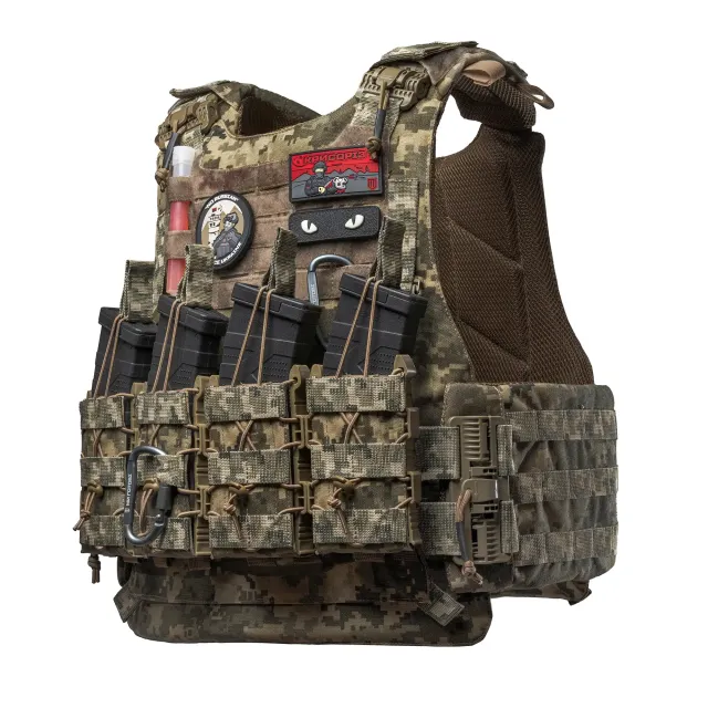 1 - Плитоноска VEPR, збільшена площа захисту. (аналог IOTV G4) Molle. Колір Піксель. Розмір L