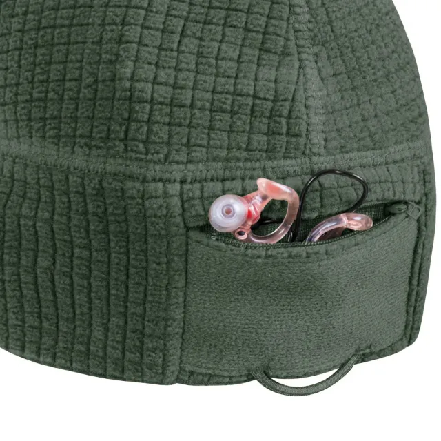 5 - Шапка-підшоломник флісова Helikon RANGE Beanie. Олива