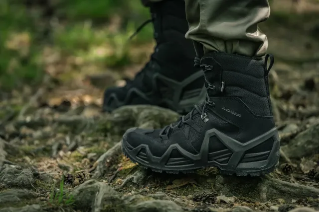 13 - Тактичні берці Lowa Zephyr HI MK2 Gore-Tex® MID TF. Чорний
