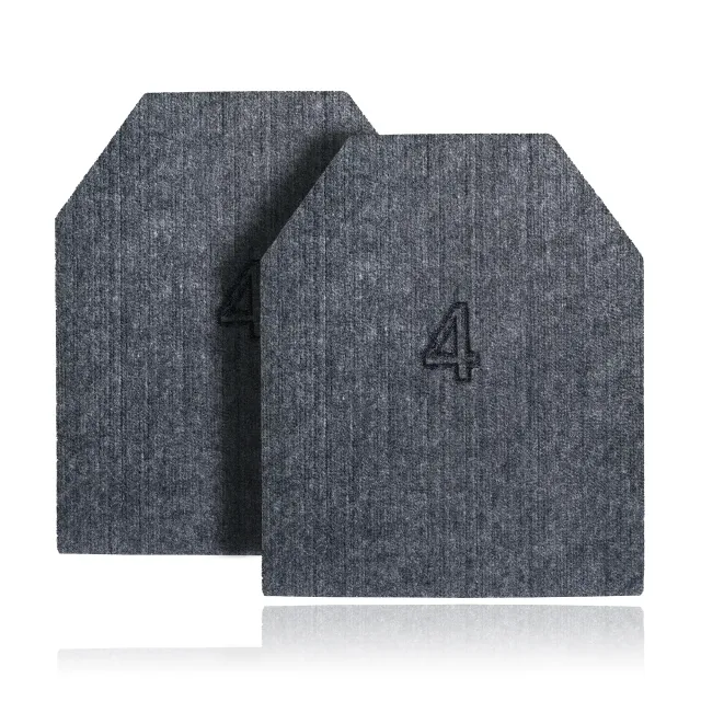6 - Сталева бронепластина 4 класу захисту. Вага 3.1 кг. Розмір (M) 25×30 см.