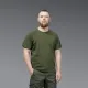 5 - Футболка Urban Cotton. Бавовна/еластан. Олива. Розмір XXL