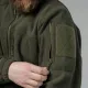 10 - Флісова тактична кофта на блискавці. Олива. Polyester. Розмір L