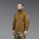 2 - Флісова тактична кофта на блискавці. Койот. Polyester. Розмір XL