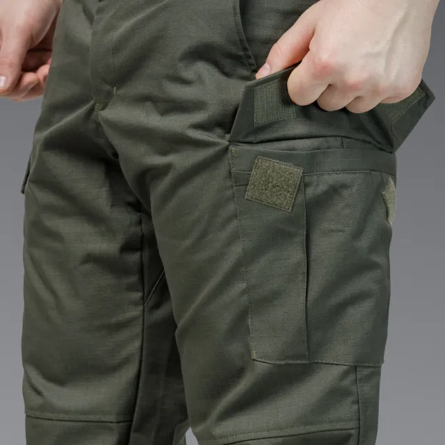 10 - Тактичні штани Battlegear Cargo. Колір Олива. Розмір L