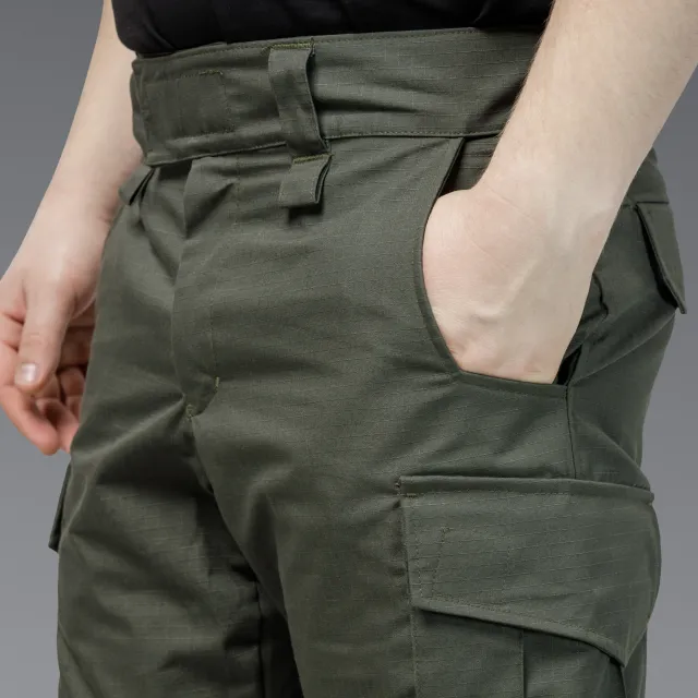 8 - Тактичні штани Battlegear Cargo. Колір Олива. Розмір L