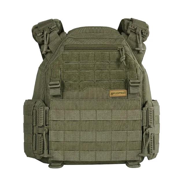 2 - Плитоноска жіноча Warmor gen.3 FL SPECPROM (for Ladies). Без підсумків. Зі швидким боковим та верхнім скиданням (без плит). Олива
