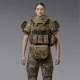 5 - Плитоноска жіноча Warmor gen.3 FL MAX (for Ladies) (без плит). З максимальним набором підсумків, захистом шиї та плечей по 1 класу ДСТУ. Мультикам.