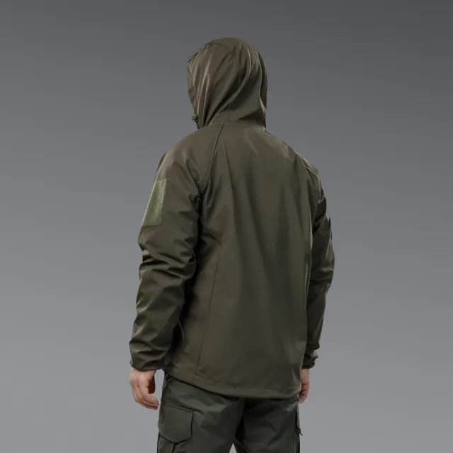 5 - Куртка тактична SoftShell APEX Flex. Осінь-Весна Олива. Розмір S