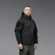 8 - Куртка тактична SoftShell APEX Shield Storm. Осінь-Весна Чорний. Розмір XL
