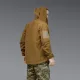 5 - Флісова тактична кофта з капюшоном. Койот. Polyester. Розмір S