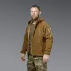4 - Флісова тактична кофта з капюшоном. Койот. Polyester. Розмір S