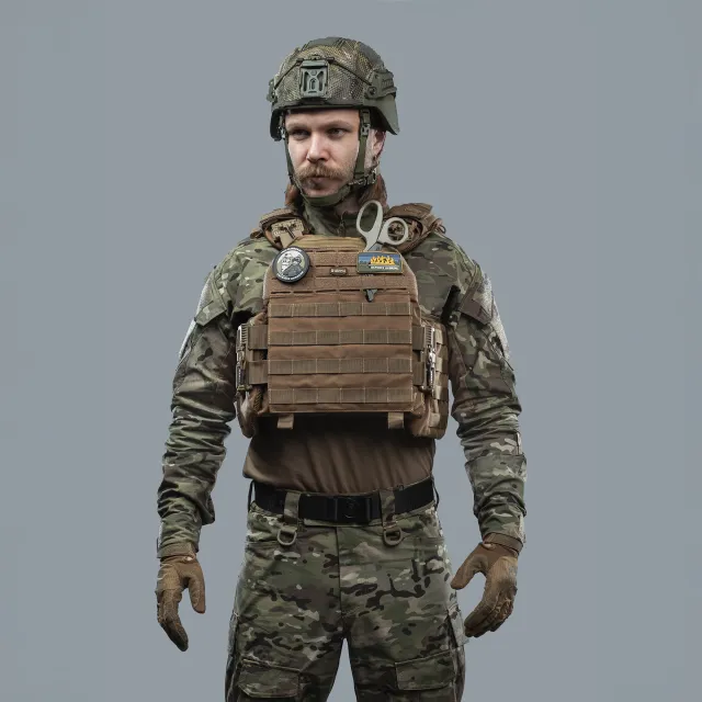 3 - Плитоноска TUR PRO Gen 2, система швидкого скидання. Molle. Колір Койот. Розмір XL.