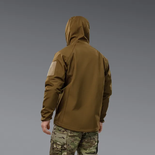 5 - Куртка тактична SoftShell APEX Flex. Осінь-Весна Койот. Розмір S