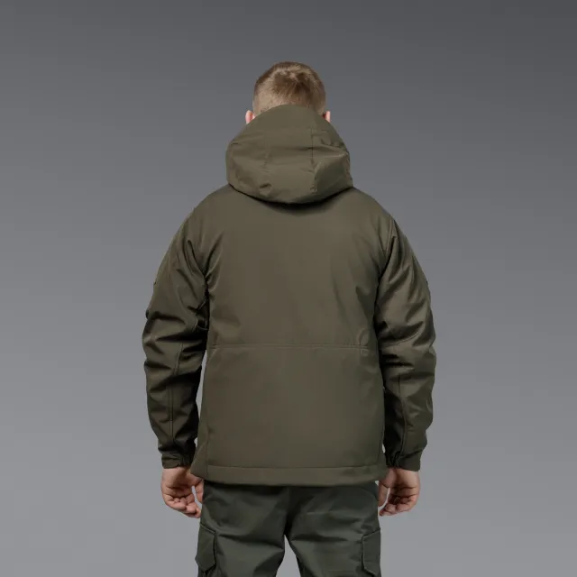 3 - Куртка тактична SoftShell APEX Shield Storm. Осінь-Весна Олива. Розмір XXL