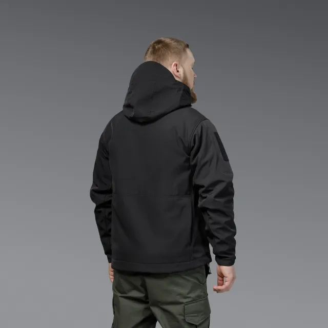 3 - Куртка тактична SoftShell APEX Shield Storm. Осінь-Весна Чорний. Розмір XL