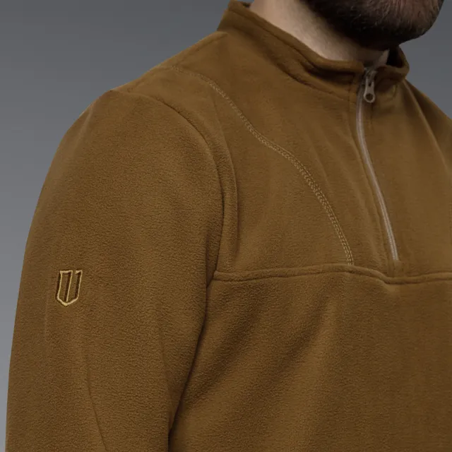 8 - Флісова тактична кофта Snowline Койот. Polyester. Розмір: Reg/S