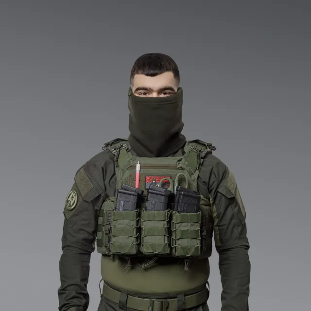7 - Флісовий Бафф Winter Neck Олива. Polyester. Розмір: S-M