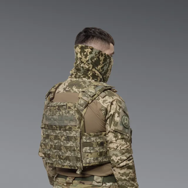 6 - Флісовий Бафф Winter Neck Піксель. Polyester. Розмір: S-M
