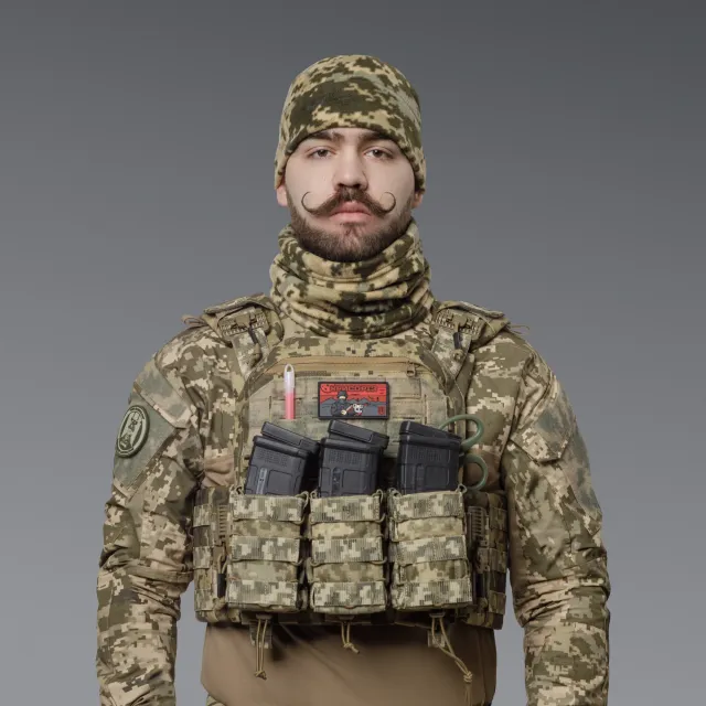 4 - Флісовий Бафф Winter Neck Піксель. Polyester. Розмір: S-M
