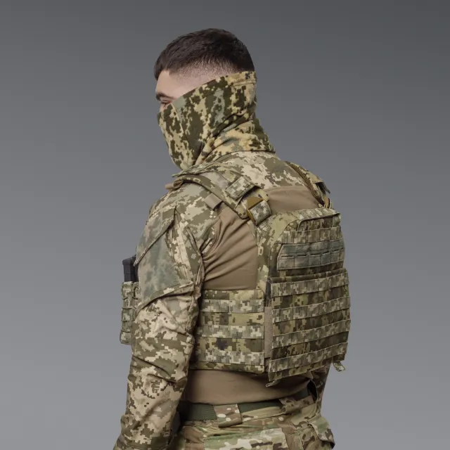 3 - Флісовий Бафф Winter Neck Піксель. Polyester. Розмір: S-M